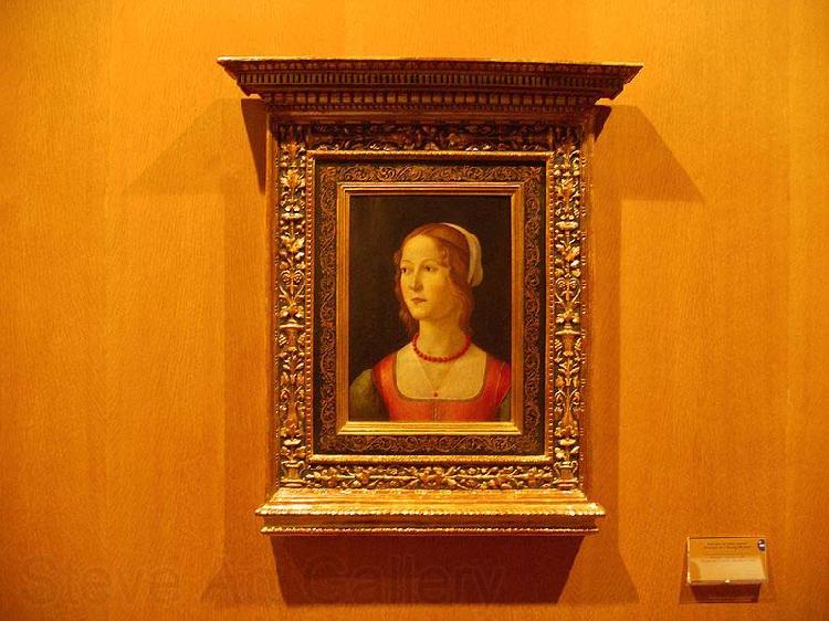 Domenico Ghirlandaio Portrait of a Young Woman Spain oil painting art
